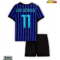 Inter Milan Luis Henrique #11 Replica Home Minikit 2025-26 Short Sleeve (+ pants)